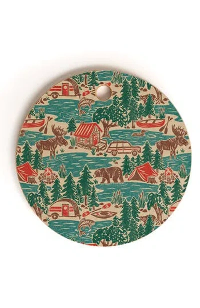 Deny Designs North Country Summer Print Cutting Board