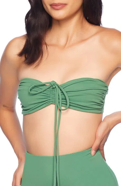 Susana Monaco Drawstring Bandeau Bikini Top