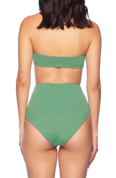 Susana Monaco Drawstring Bandeau Bikini Top
