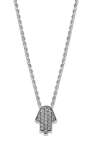 Samuel B. White Topaz Hamsa Pendant Necklace