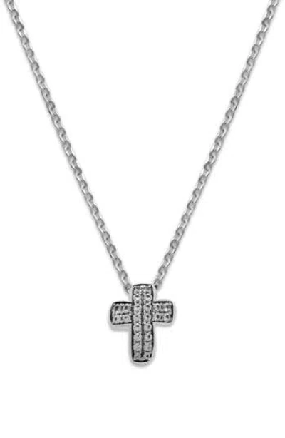 Samuel B. White Topaz Cross Pendant Necklace