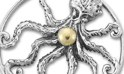 Samuel B. Octopus Two-tone Pendant