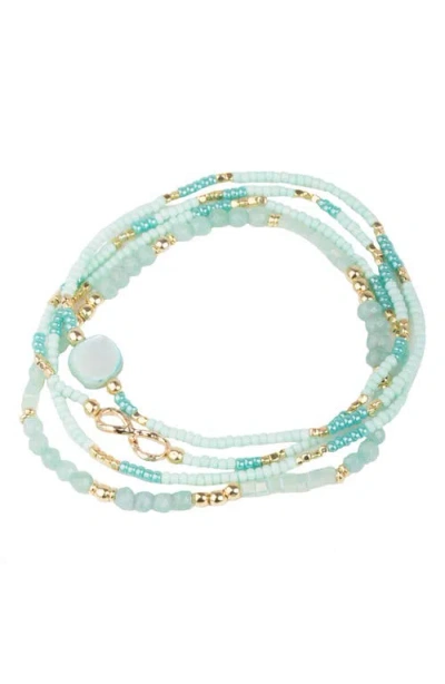 Saachi 4-pack Forever Beaded Bracelets