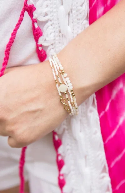Saachi Skyla Infinity Beaded Bracelet Set