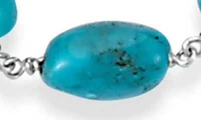 Samuel B. Layered Sleeping Beauty Turquoise Station Necklace