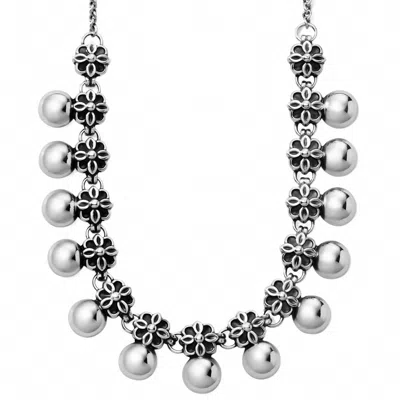 Brighton Women's Rajasthan Garden Necklace In Silver
