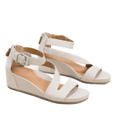 Shop Gentle Souls Women's Gwen Wedge Sandal In Mushroom