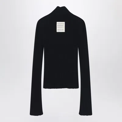 Acne Studios Koton Zip Cotton Rib Cardigan
