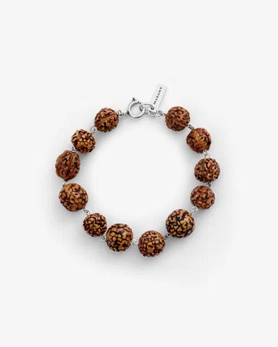 Isabel Marant Beige Rudraksha Seed Bracelets