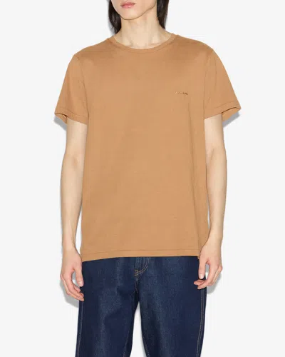 Isabel Marant Zafferh T-shirt In Brown