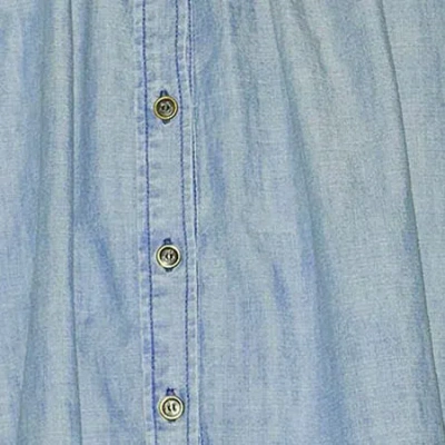 Isabel Marant Étoile Milya Ruffle Denim Button-up Shirt