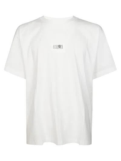 Mm6 Maison Margiela Cotton Crew-neck T-shirt With Numeric Signature Patch