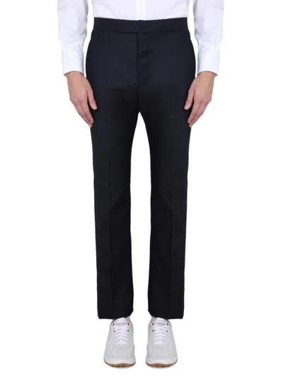 Thom Browne Blue Wool Trousers