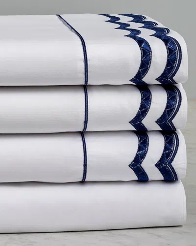 Maurizio Italy Double Scallop Sheet Set