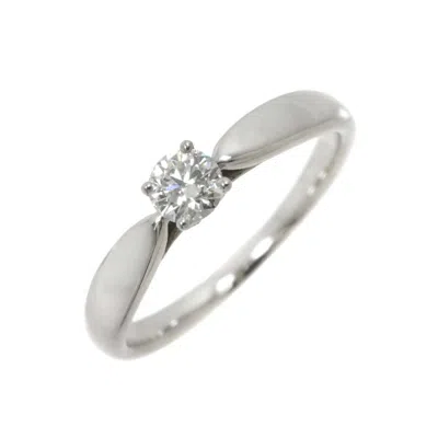 Pre-owned Tiffany & Co Platinum 950 Band Ring () In Silver
