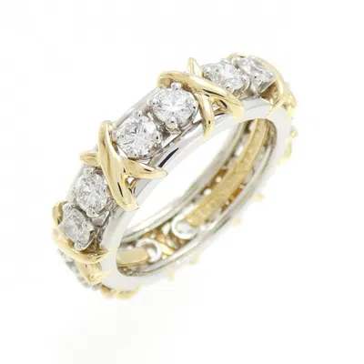 Pre-owned Tiffany & Co Platinum 950 Yellow Gold (18k) Band Ring ()