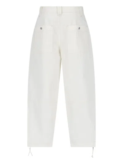 Isabel Marant Étoile Straight Trousers With Cargo And Back Pockets