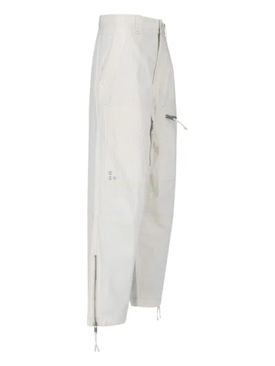 Isabel Marant Étoile Straight Trousers With Cargo And Back Pockets