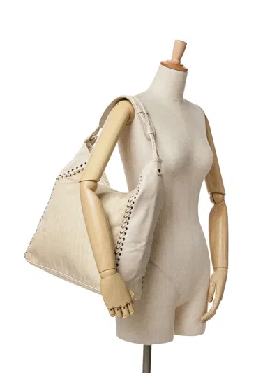 Pre-owned Dior 2007 Issimo Canvas And Leather Ethnic Tote Bag