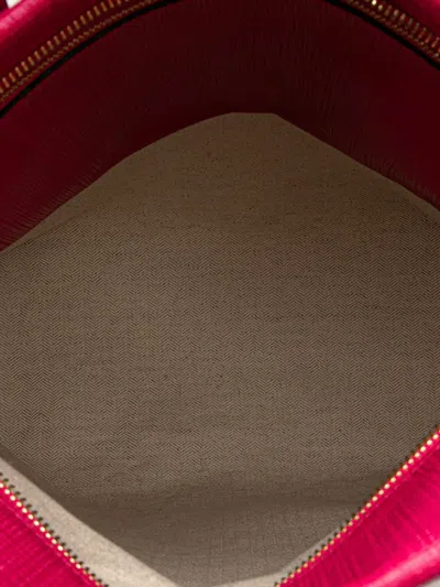 Pre-owned Loewe 2010-2024 Anagram Leather Shopper Tote Bag In Pink