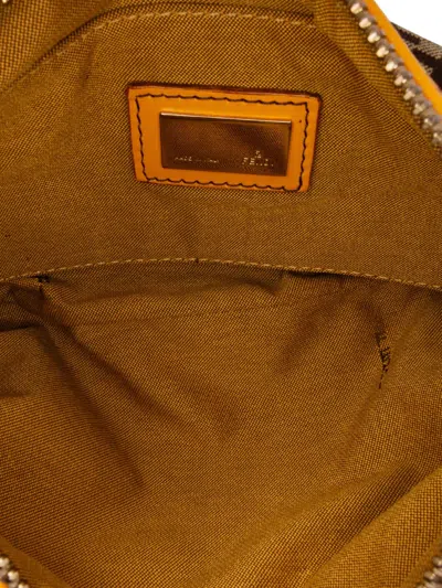 Pre-owned Fendi 2000-2010 Mini Zucchino Canvas Chef Shoulder Bag
