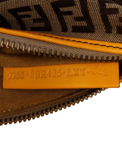 Pre-owned Fendi 2000-2010 Mini Zucchino Canvas Chef Shoulder Bag