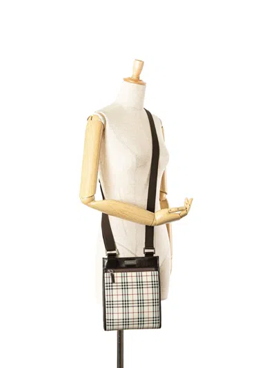 Pre-owned Burberry 2000-2017 House Check Canvas Crossbody Bag
