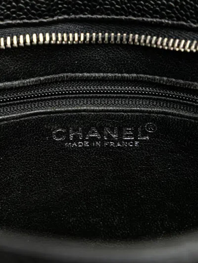 Pre-owned Chanel 1997-1999 Caviar Medallion Tote Bag