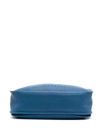 Pre-owned Hermes 1997-2014 Clemence Evelyne Iii Gm Crossbody Bag