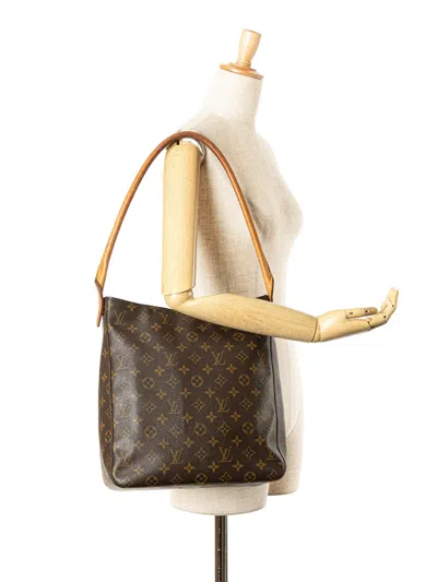 Pre-owned Louis Vuitton 2000 Monogram Looping Gm Shoulder Bag
