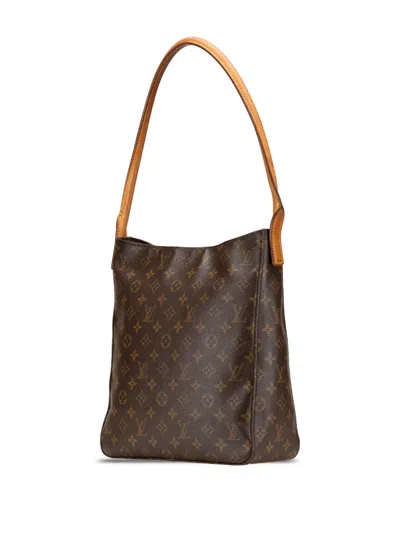 Pre-owned Louis Vuitton 2000 Monogram Looping Gm Shoulder Bag