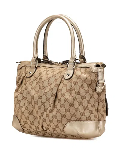 Pre-owned Gucci 2000-2015 Gg Canvas Sukey Satchel