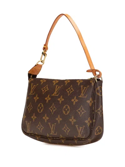 Pre-owned Louis Vuitton 2000 Monogram Pochette Accessoires Shoulder Bag