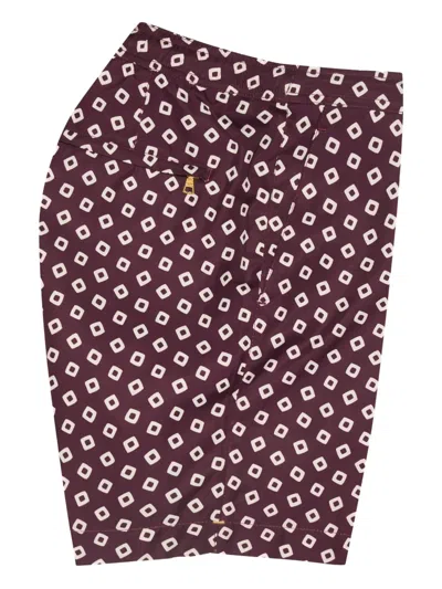 Orlebar Brown Bulldog Straight-leg Mid-length Printed Recycled Swim Shorts