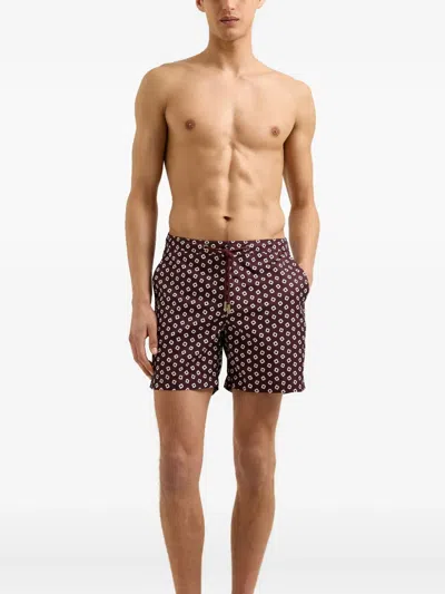 Orlebar Brown Bulldog Straight-leg Mid-length Printed Recycled Swim Shorts