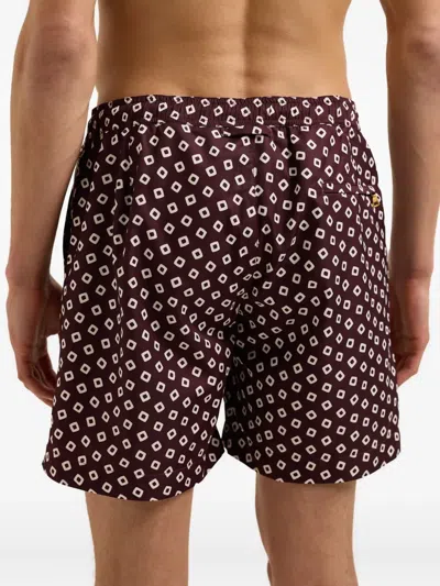 Orlebar Brown Bulldog Straight-leg Mid-length Printed Recycled Swim Shorts