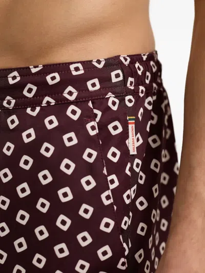 Orlebar Brown Bulldog Straight-leg Mid-length Printed Recycled Swim Shorts