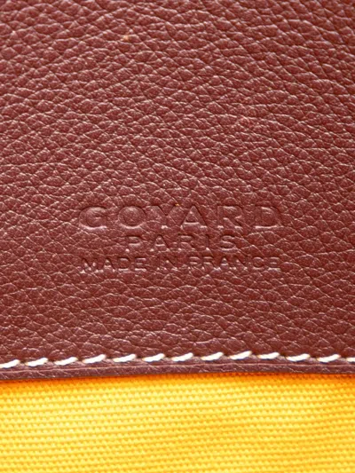 Pre-owned Goyard 2010 Ine Senat Mm Clutch Bag In Red