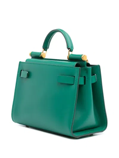 Pre-owned Dolce & Gabbana 2000-2024 Small Leather Sicily 62 Satchel