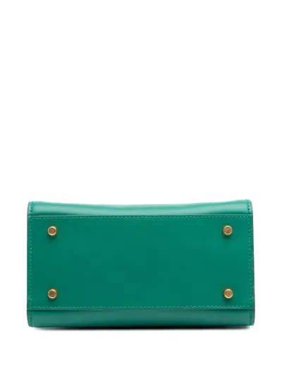 Pre-owned Dolce & Gabbana 2000-2024 Small Leather Sicily 62 Satchel
