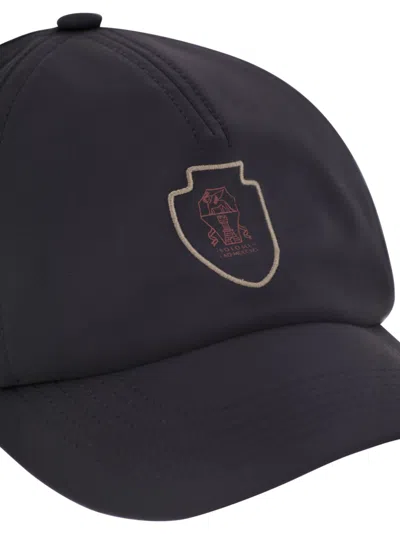 Brunello Cucinelli Baseball Cap In Tech Fabric With Logo