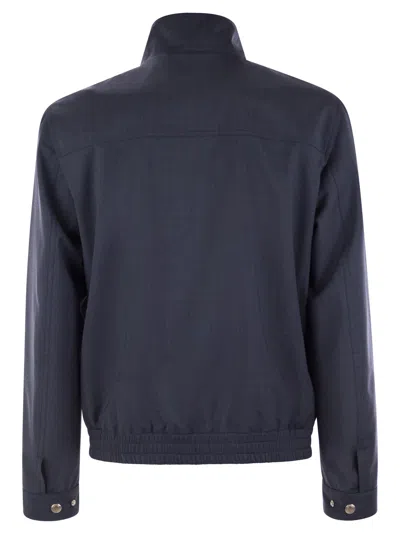 Brunello Cucinelli Cotton-blend Twill Bomber Jacket