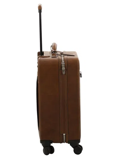 Brunello Cucinelli Men Calfskin Trolley With Grain