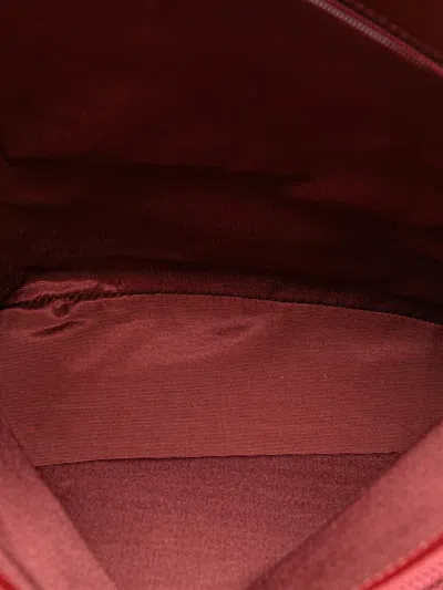 Pre-owned Burberry 2000-2017 House Check Canvas Tote Bag In Red