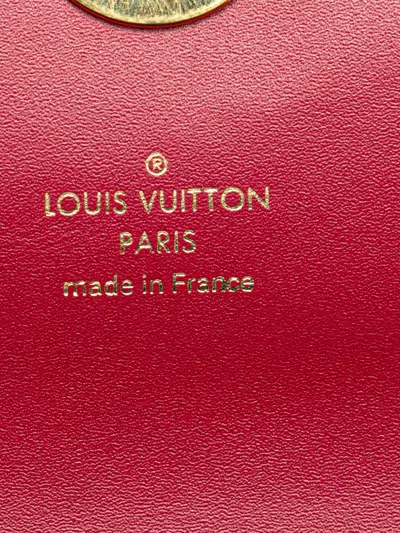 Pre-owned Louis Vuitton 2019 Monogram Flore Wallet On Chain Crossbody Bag In Brown