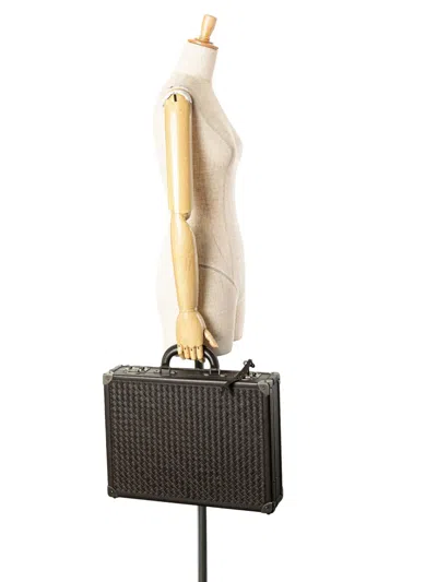Pre-owned Bottega Veneta 2010 Nappa Intrecciato Attache Briefcase Business Bag