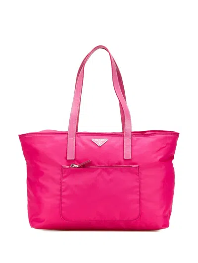 Pre-owned Prada 2013-2024 Tessuto Zip Tote Bag