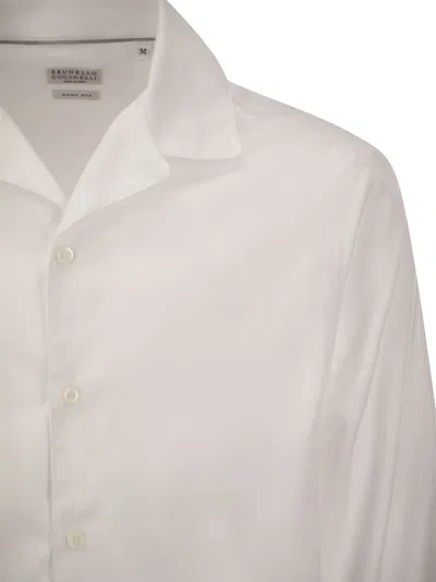 Brunello Cucinelli Classic Easy Fit Cotton Shirt