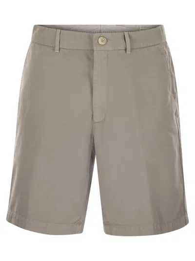 Brunello Cucinelli Cotton Gabardine Bermuda Shorts