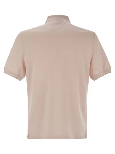 Brunello Cucinelli Cotton Polo Shirt With Printed Logo